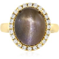 Sonnenstein-Katzenauge-Silberring Sonnenstein-Katzenauge-Silberring