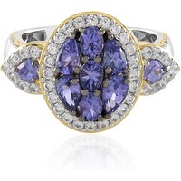 Tansanit-Silberring (Gems en Vogue) Tansanit-Silberring (Gems en Vogue)
