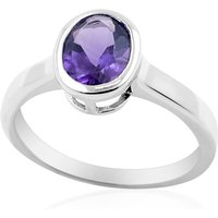 Sambia-Amethyst-Silberring Sambia-Amethyst-Silberring