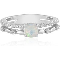 Welo-Opal-Silberring Welo-Opal-Silberring