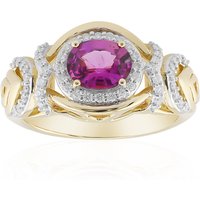 Pinkfarbener Saphir-Goldring (Rifkind 1894 Collection) Pinkfarbener Saphir-Goldring (Rifkind 1894 Collection)