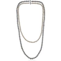 Süßwasserzuchtperlen-Silberhalskette (TPC) Süßwasserzuchtperlen-Silberhalskette (TPC)