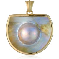 Mabe-Perlen-Silberanhänger (Bali Barong) Mabe-Perlen-Silberanhänger (Bali Barong)