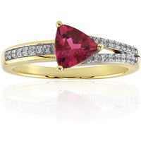 Nigerianischer Rubellit-Goldring (Mark Kaufman) Nigerianischer Rubellit-Goldring (Mark Kaufman)