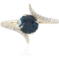 Cobaltblauer Luc Yen-Spinell-Goldring (AMAYANI) Cobaltblauer Luc Yen-Spinell-Goldring (AMAYANI)