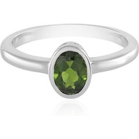 Russischer Diopsid-Silberring Russischer Diopsid-Silberring
