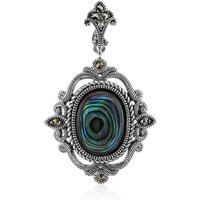 Abalone-Muschel-Silberanhänger (Annette classic) Abalone-Muschel-Silberanhänger (Annette classic)