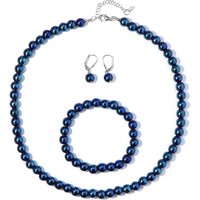 Blauer Hämatit-Silberset Blauer Hämatit-Silberset