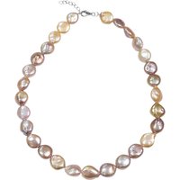 Keshi-Perlen-Silberhalskette (TPC) Keshi-Perlen-Silberhalskette (TPC)