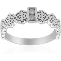 SI1 (G) Brillant-Silberring (Annette) SI1 (G) Brillant-Silberring (Annette)