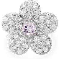 Lavendel-Amethyst-Silberring Lavendel-Amethyst-Silberring