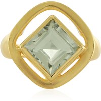 Grüner Amethyst-Silberring (MONOSONO COLLECTION) Grüner Amethyst-Silberring (MONOSONO COLLECTION)