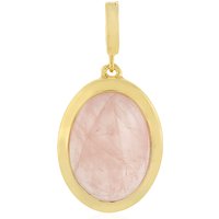 Sawar-Rosenquarz-Silberanhänger Sawar-Rosenquarz-Silberanhänger