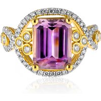 Pinkfarbener Diaspor-Goldring (AMAYANI) Pinkfarbener Diaspor-Goldring (AMAYANI)