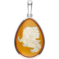 Baltischer Bernstein-Silberanhänger Jungfrau (dagen) Baltischer Bernstein-Silberanhänger Jungfrau (dagen)