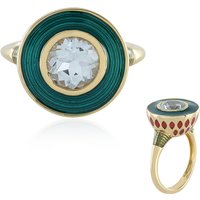 Himmelblauer Topas-Silberring (Adela Silber) Himmelblauer Topas-Silberring (Adela Silber)