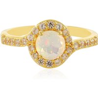 Welo-Opal-Silberring Welo-Opal-Silberring