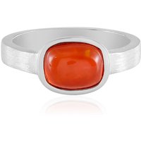 Äthiopischer Roter Opal-Silberring Äthiopischer Roter Opal-Silberring