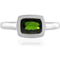 Russischer Diopsid-Silberring Russischer Diopsid-Silberring