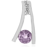 Lavendel-Amethyst-Silberanhänger (MONOSONO COLLECTION) Lavendel-Amethyst-Silberanhänger (MONOSONO COLLECTION)