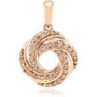 SI1 Argyle-Rose de France-Brillant-Goldanhänger (Annette) SI1 Argyle-Rose de France-Brillant-Goldanhänger (Annette)