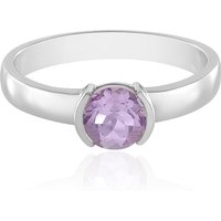 Lavendel-Amethyst-Silberring Lavendel-Amethyst-Silberring