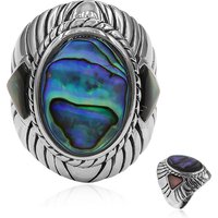 Abalone-Muschel-Silberring (Art of Nature) Abalone-Muschel-Silberring (Art of Nature)