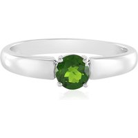 Russischer Diopsid-Silberring Russischer Diopsid-Silberring