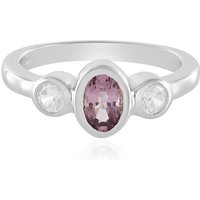 Lavendel-Spinell-Silberring Lavendel-Spinell-Silberring