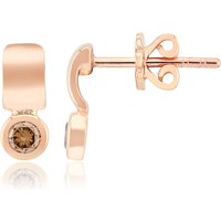 SI1 Argyle-Rose de France-Brillant-Goldohrringe (Annette) SI1 Argyle-Rose de France-Brillant-Goldohrringe (Annette)