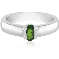 Russischer Diopsid-Silberring Russischer Diopsid-Silberring