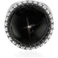 Indischer Stern-Diopsid-Silberanhänger Indischer Stern-Diopsid-Silberanhänger