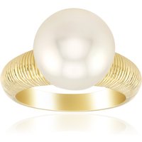 Weiße Südseeperlen-Goldring (Michelle Albala) Weiße Südseeperlen-Goldring (Michelle Albala)