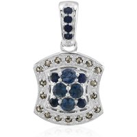 Blauer Saphir-Silberanhänger (Annette classic) Blauer Saphir-Silberanhänger (Annette classic)