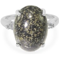 Leoparden-Opal-Silberring Leoparden-Opal-Silberring