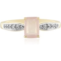 Rosenquarz-Silberring Rosenquarz-Silberring