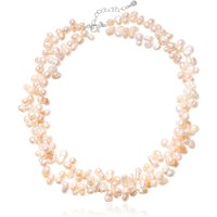 Keshi-Perlen-Silberhalskette (TPC) Keshi-Perlen-Silberhalskette (TPC)