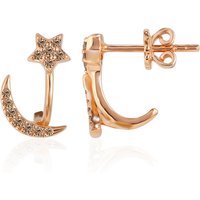 SI1 Argyle-Rose de France-Brillant-Goldohrringe (Annette) SI1 Argyle-Rose de France-Brillant-Goldohrringe (Annette)