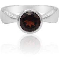 Mosambik-Granat-Silberring Mosambik-Granat-Silberring