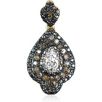 PK Cognac-Diamant -Silberanhänger PK Cognac-Diamant -Silberanhänger