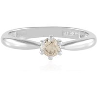 SI2 Schokoladen-Brillant-Platinring SI2 Schokoladen-Brillant-Platinring