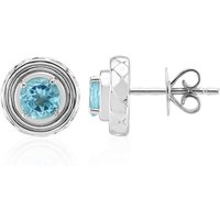 Blauer Apatit-Silberohrringe (Pallanova) Blauer Apatit-Silberohrringe (Pallanova)