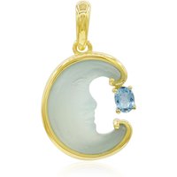 Blauer Chalzedon-Goldanhänger (Glenn Lehrer) Blauer Chalzedon-Goldanhänger (Glenn Lehrer)