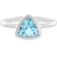 Himmelblauer Topas-Silberring (MONOSONO COLLECTION) Himmelblauer Topas-Silberring (MONOSONO COLLECTION)