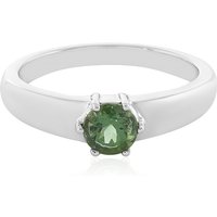 Chrom-Apatit-Silberring Chrom-Apatit-Silberring