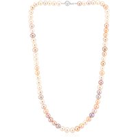 Süßwasserzuchtperlen-Silberhalskette (TPC) Süßwasserzuchtperlen-Silberhalskette (TPC)