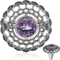 Amethyst-Silberring (Annette classic) Amethyst-Silberring (Annette classic)