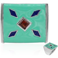 Mosambik-Granat-Silberring (TPC) Mosambik-Granat-Silberring (TPC)