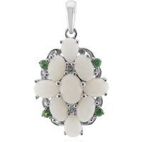 Weißer Opal-Silberanhänger Weißer Opal-Silberanhänger