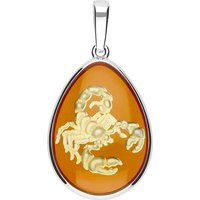 Baltischer Bernstein-Silberanhänger Skorpion (dagen) Baltischer Bernstein-Silberanhänger Skorpion (dagen)